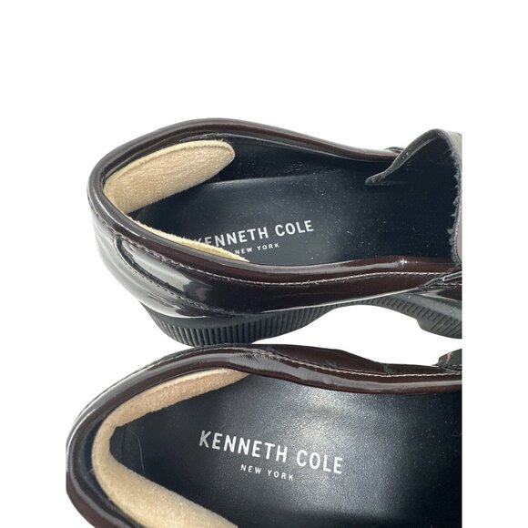 Kenneth Cole Women’s Marge Lug Sole Loafers Color Bordeaux Size 7.5 - Picture 8 of 12